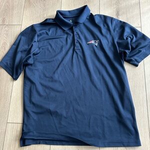 Patriots Navy Polo with Embroidered Logo